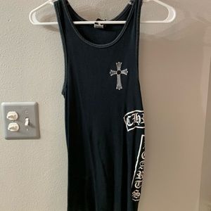 Chrome hearts ribbed tank top